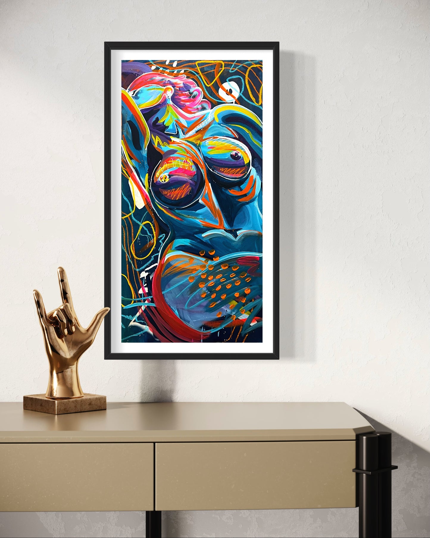 "Vivacious Woman", Giclée Print