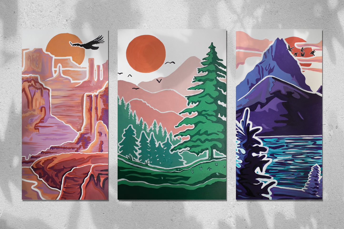 Landscape Set, Giclée Prints