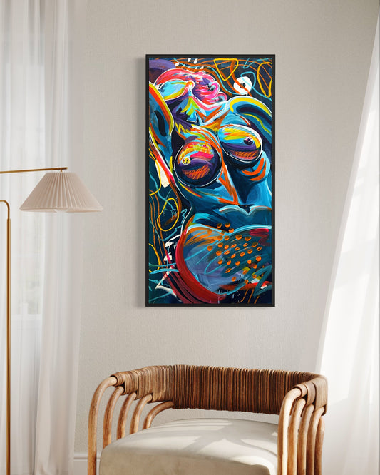 "Vivacious Woman", Giclée Print