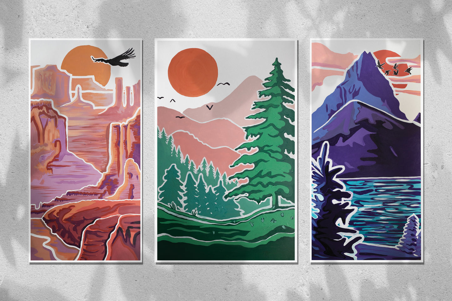Landscape Set, Giclée Prints